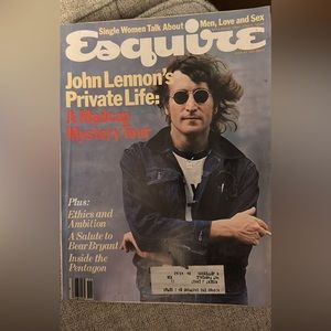 Esquire magazine John Lennon edition 1980